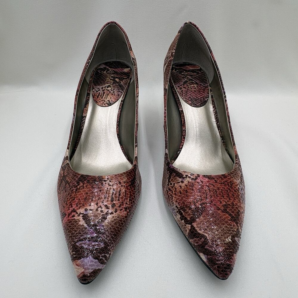 Nine & Company Faux Snake Skin Women's Dress Shoes - 3" Heel - Size 10 M - Picture 2 of 14